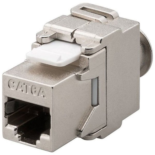 Modulär kontakt - goobay - RJ-45 - Grå - Inomhus - Klar att installera