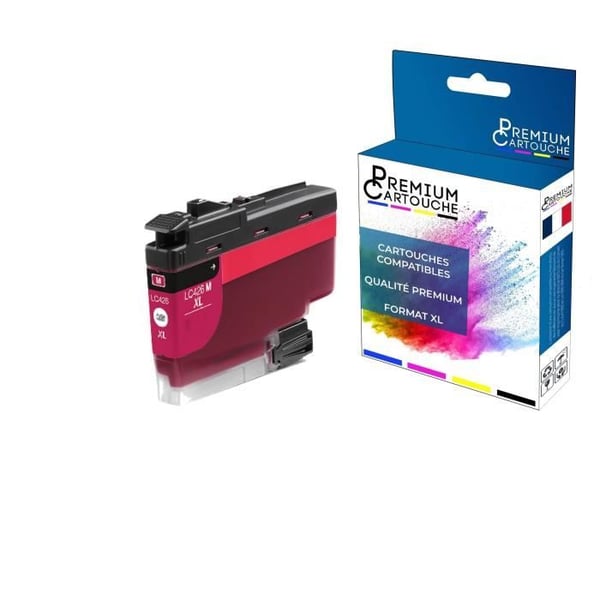 Kassett för BROTHER LC426 LC426XL Kompatibel Magenta x 1 - PREMIUM KASSSETT med MFC J4335DW, MFC J4340DW, MFC J4540DW, MFC J454