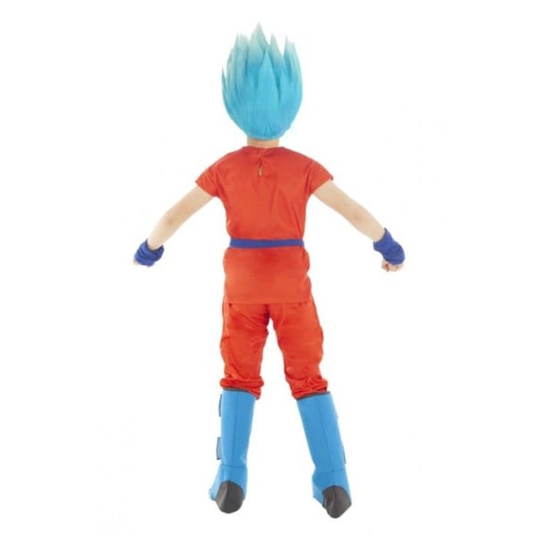 GOKU SAIYAN KOSTUME DRENG 11/12 ÅR Rød, Bordeaux