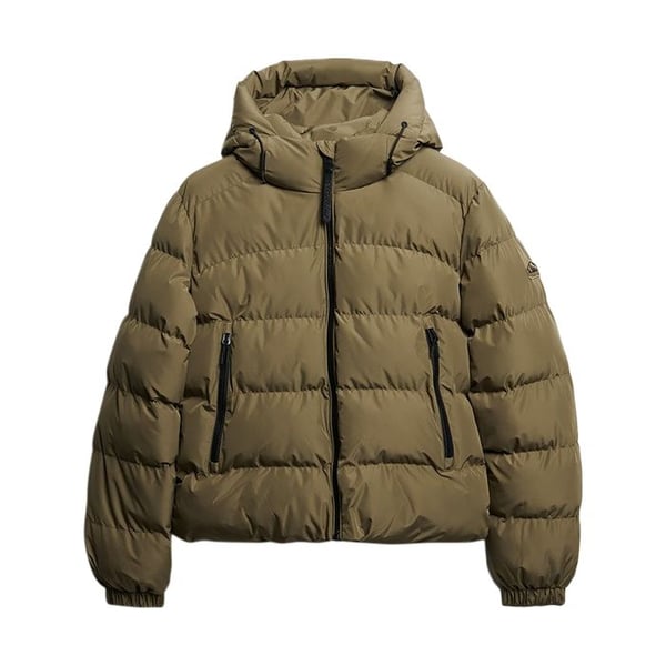 Doudoune med huva SuperDry Sports Puffer - Kaki