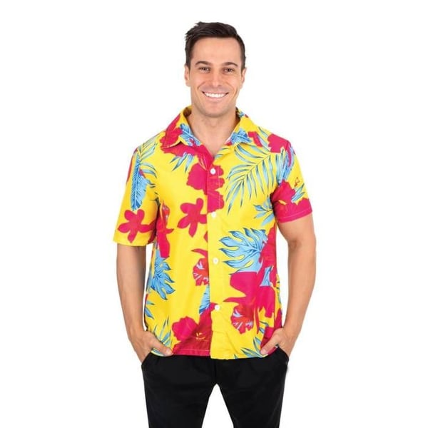 Hawaiiskjorta - PtitClown - Flerfärgad - Vit - Herr