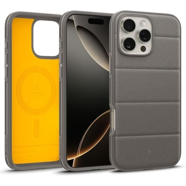 Coque - Caseology - Athlex Mag - iPhone 16 Pro - Grå - TPU - Stødabsorberende Beskyttelse