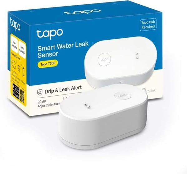 Översvämningsdetektor - TP-Link - Tapo T300 - Larm 90 dB - IP66 - Trådlös