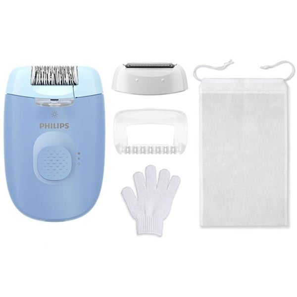 Epilator - Philips - BRE247/00 - LED-ljus - Tvättbart huvud - Ergonomisk