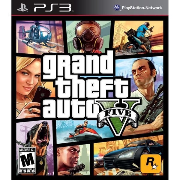 TV-spel - Rockstar - GTA 5 - Öppen värld - 3 spelbara karaktärer - PEGI 18+