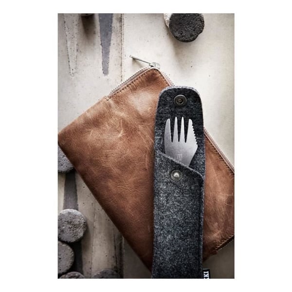 Spork - TÆND MIN ILD - Eco Spork Titan - Grå - Voksen - Mand