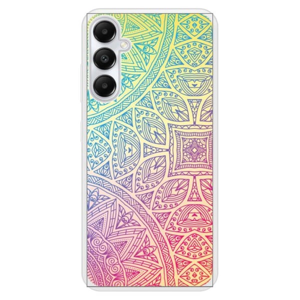 Skyddande silikonfodral med tryck, kompatibelt med Samsung Galaxy A05S, Mandala Pastell