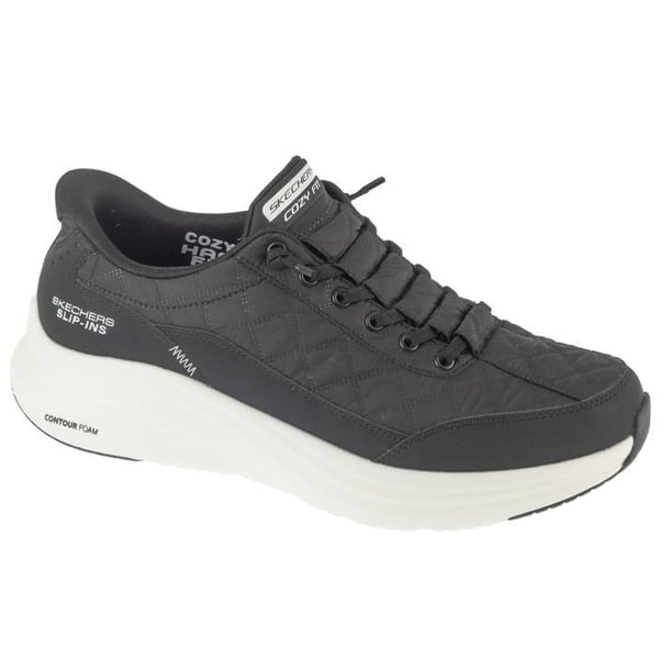 Korgar - SKECHERS - Slip-Ins Go Walk Now Payton - Svart - Tyg - Air Cooled Goga Mat