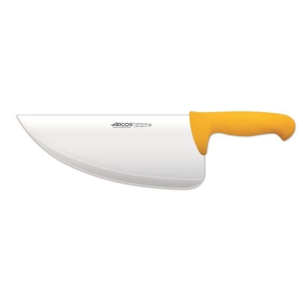 Fiskhandlarkniv Arcos Couleur - Prof 297000 i rostfritt stål Nitrum och mango ergonomiskt blad i gul polypropen och