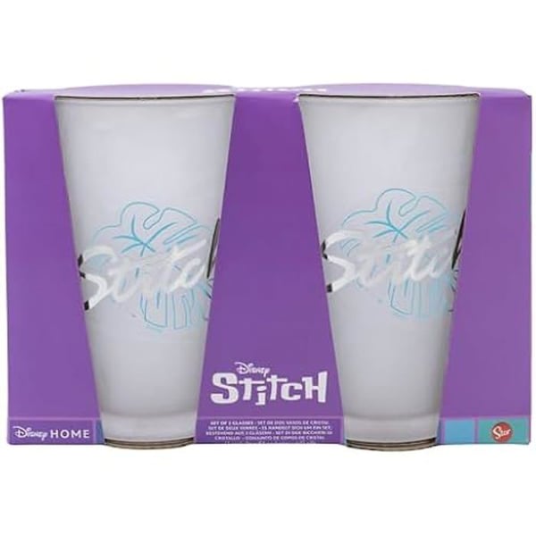 Verres - STOR - Set med 2 Gläser i Matt Cristal - 490Ml - Flerfärgad - Hållbar
