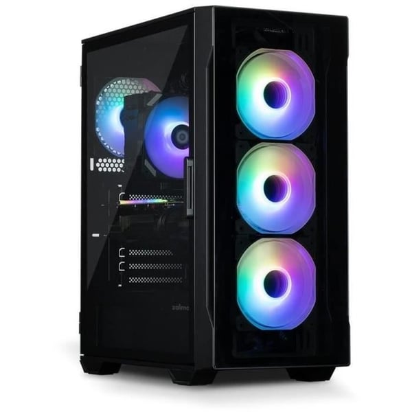 PC-fodral utan strömförsörjning - ZALMAN i3 NEO TG (svart) - Medium tower - ATX-format