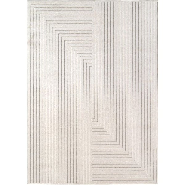 Ayyildiz Utomhusmatta Terrass Kräm 80 x 150 cm Inomhus och Utomhus Vardagsrum, Sovrum, - Ref 01202CREAM