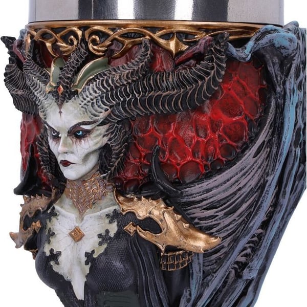 Kop - NEMESIS NOW - Diablo IV - Lilith - Harpiks - Multifarvet - 3D