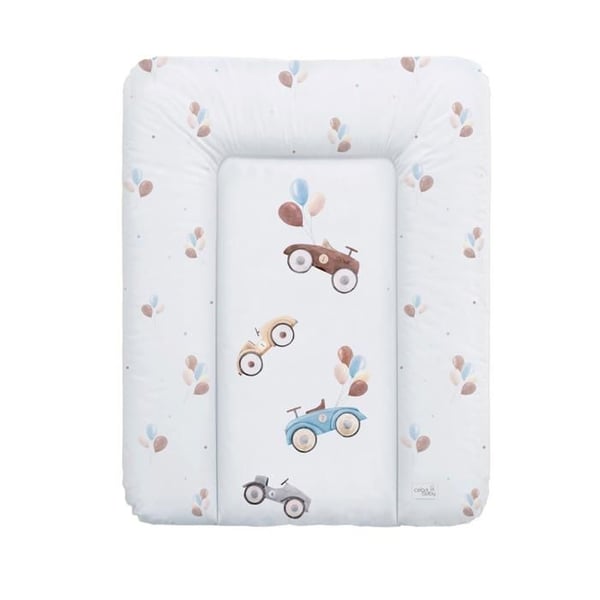 Ceba Baby Tjock tvättbar skötmatta - Retrobilar, 50x70 cm - Öko-Tex certifierad, Vattentät Ceba Baby Tjock tvättbar skötmatta - Retrobilar, 50x70 cm - Öko-Tex certifierad, Vattentät