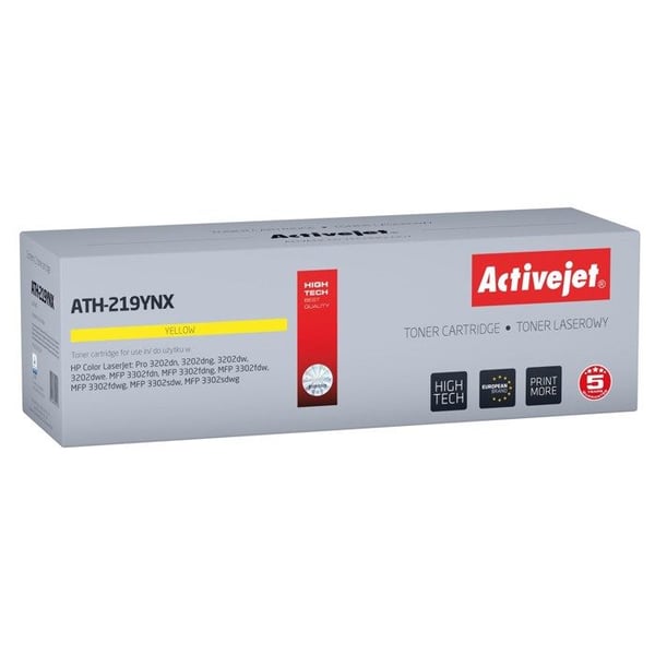 Toner - ACTIVEJET - ATH-219YNX - Gul - >2500 sidor - Kompatibel med HP Color LaserJet Pro