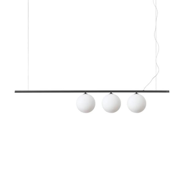 Taklampa - IDEAL LUX - PERLINE - 3 ljuskällor - Svart - Modern design