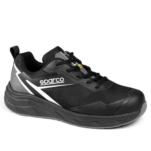 Säkerhetsskor - SPARCO - Chris - Svart/Mörkgrå - Syntetisk - Unisex