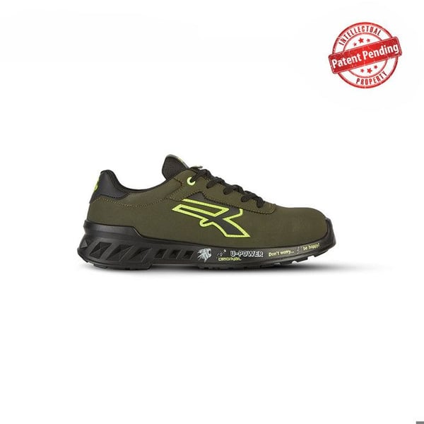 U-Power Ryan S3 CI SRC ESD Arbets skor - Kylskyddssula, Grön (Vuxen)