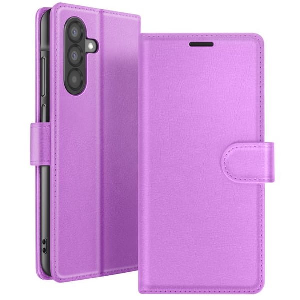 Plånboksfodral - ZANAÉ - Galaxy A56 / A36 - Lila - Videostöd - Magnetflik