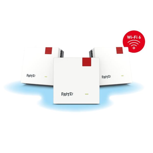 FRITZ! Mesh Sæt 1600 Wi-Fi 6 Dual-Band, Mesh System 3 Stykker