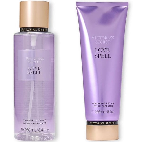 Victoria's Secret - Body Mist and Lotion Set - Love Spell -