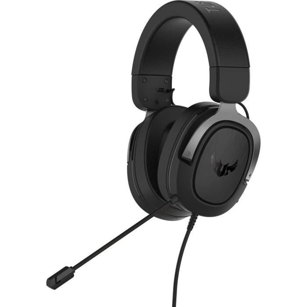 ASUS TUF Gaming H3 Headset | Gun Metal - 7.1 Virtual Surround Sound - Ventilerede ørepuder