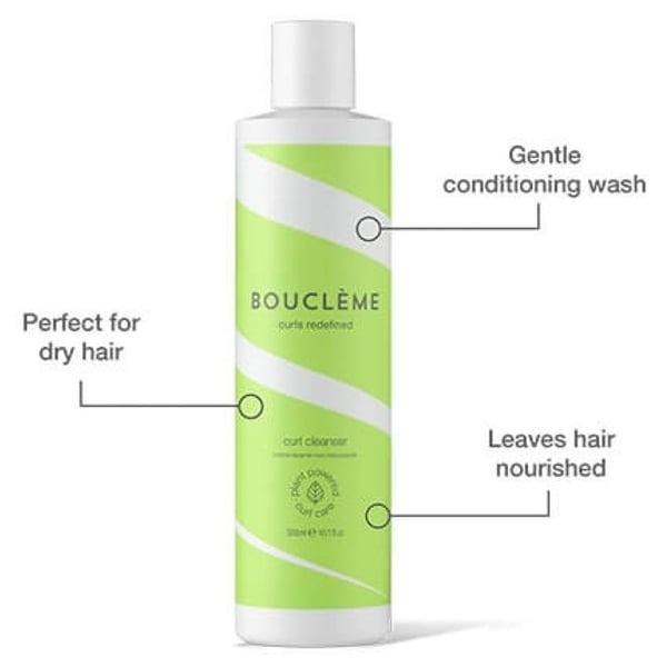 Bouclème Curl Cleanser fuktgivande schampo för torra och oregerliga lockar - 300ml