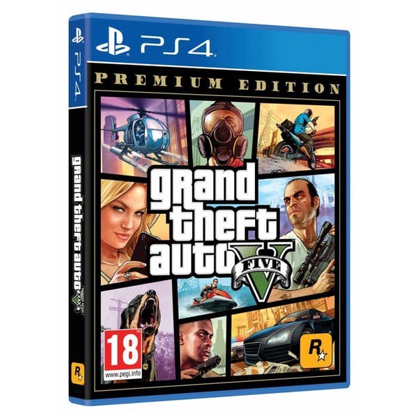 Spel PS4 - Rockstar Games - GTA V Premium Edition - Skiva