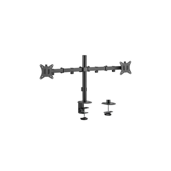 TV-stander - Gembird - MA-D2-01 - Vinklet - 30 kg - Sort