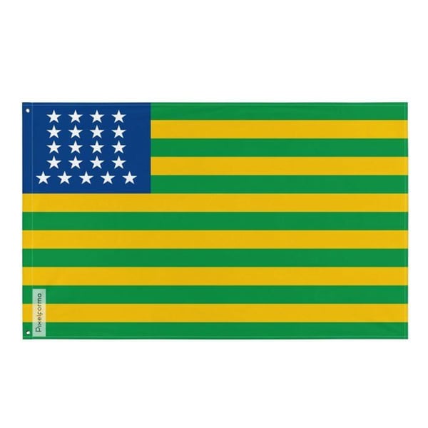 Första republikens flagga – 160 x 240 cm – Slitstarkt polyester – 2 metalöglor – Inomhus / Utomhus – Pixelforma