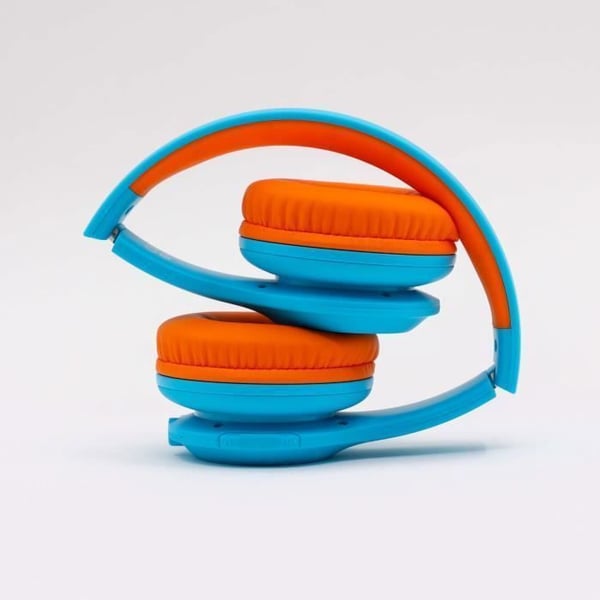 Trådlösa Bluetooth-hörlurar - POWERLOCUS - Orange - Fällbar - För barn - Unisex