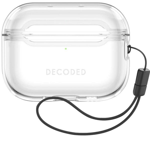 Coque AirPods Pro 3 - DECODED - Mjuk silikon - Stötabsorberande - Transparent - Kompatibel med MagSafe