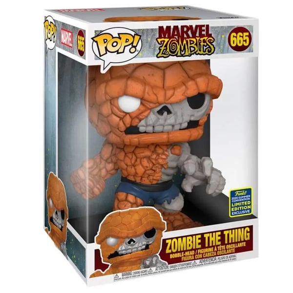 Figurine Pop Mégasize - Funko - Marvel Zombies - The Thing - 26 cm - Exklusiv