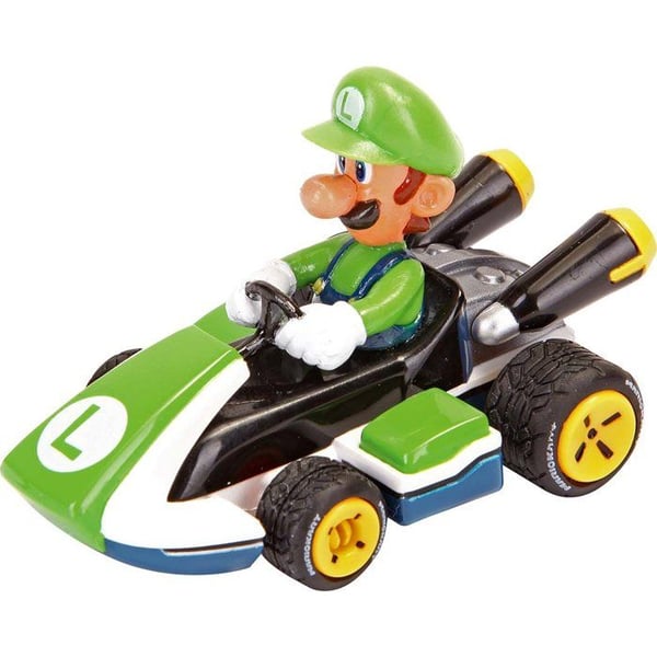 3-pack med friktionsbilar - CARRERA Pull & Speed - Mario Kart™ - Skala 1:43 - Från 3 år