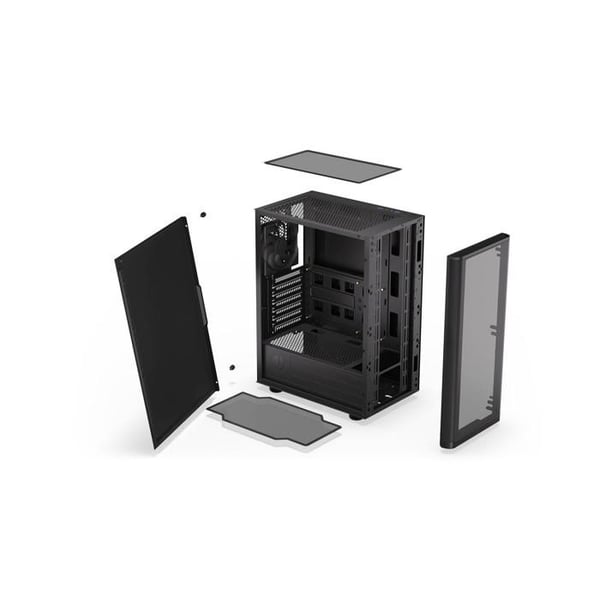 PC-chassi - Endorfy - Ventum 200 Solid - Midi - Svart - Sidopaneler
