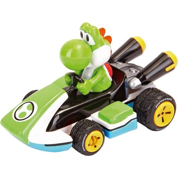3-pack med friktionsbilar - CARRERA Pull & Speed - Mario Kart™ - Skala 1:43 - Från 3 år