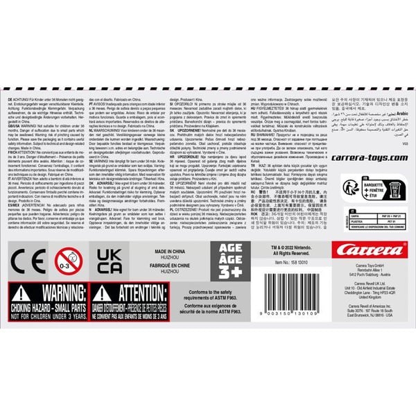 3-pack med friktionsbilar - CARRERA Pull & Speed - Mario Kart™ - Skala 1:43 - Från 3 år
