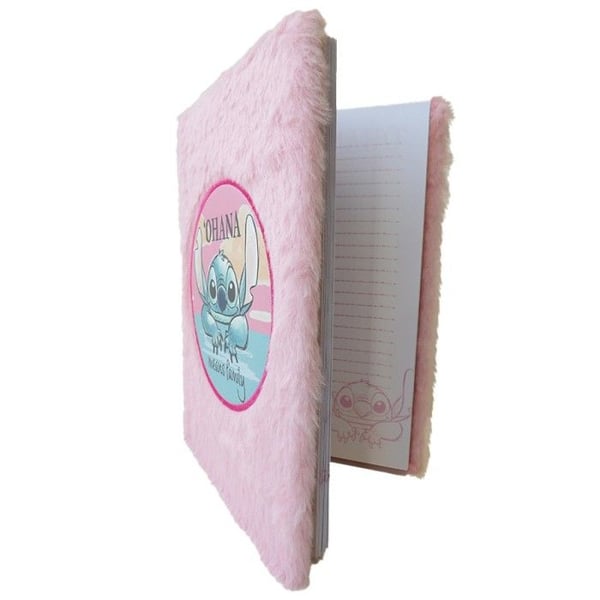 Carnet - Disney - Stitch - Plysch - A5 - Enkel linje - Barn