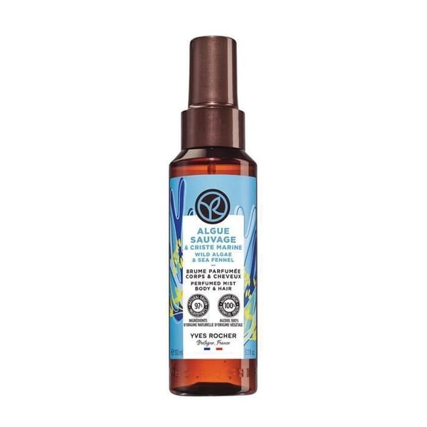Doftande dimma - YVES ROCHER - Vild Alg - 100ml - Frisk parfym - 96% naturliga ingredienser