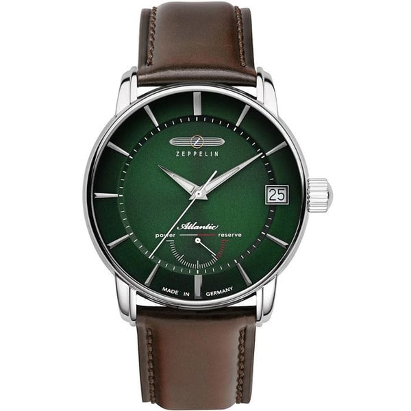 Automatisk Klocka - ZEPPELIN - 8416-4 Atlantic - 43mm - Brunt Läder - Begränsad Utgåva