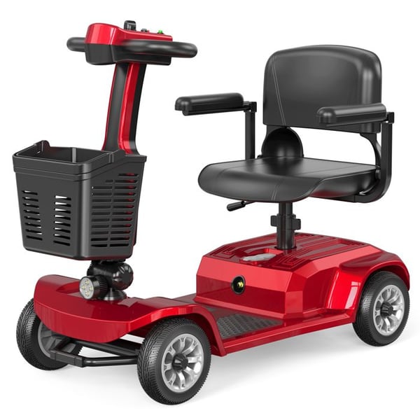 El-scooter SEEDREAM X-02 (LUCAS PRO) för seniorer: Motor 250 W, Batteri 24 V 12 Ah, Heltäckande terrängdäck på 8 tum.