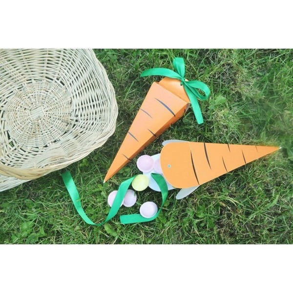 MégaCréa DIY - Överraskningskon för Påsk Morot 30 cm 4 stycken