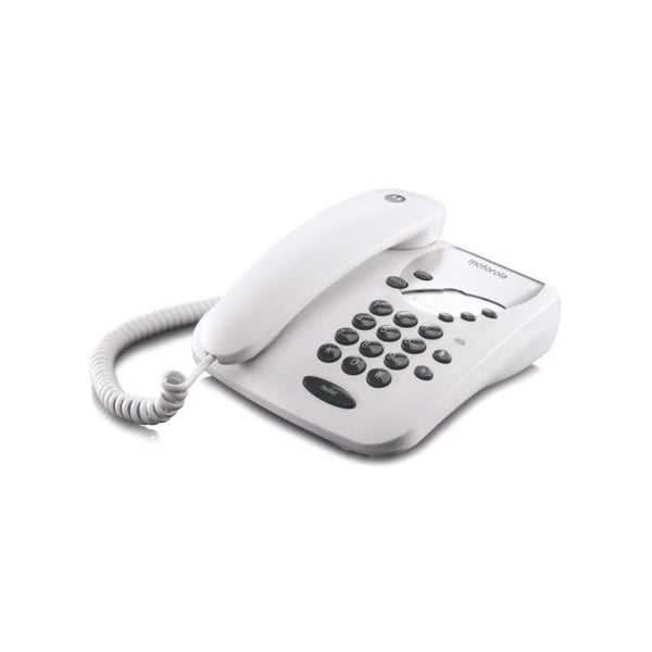 Telefon - MOTOROLA - CT1 - Vit - Enkel och intuitiv - Prisvärd