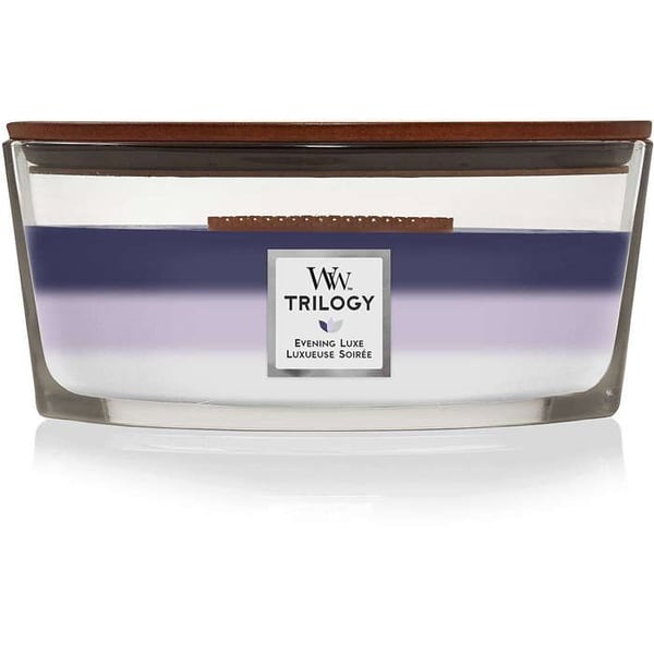 Duftlys - WOODWICK - Elipsa Trilogy - Aftenluksus - 453,6g - Moderne