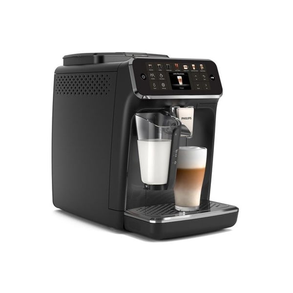 Espressomaskin - PHILIPS - LatteGo 4400 - 12 recept - Keramisk kvarn 12 nivåer - AquaClean 1,8 L