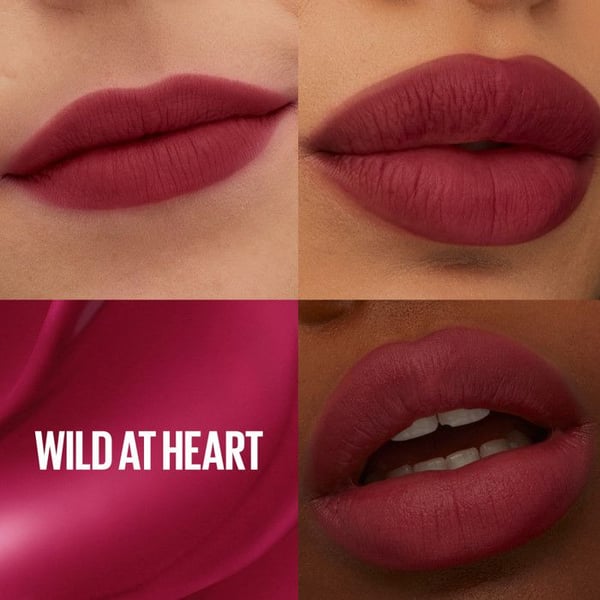 Maybelline New York Superstay Teddy Tint Flytande Läppblott med Matt Finish 50 WILD AT HEART