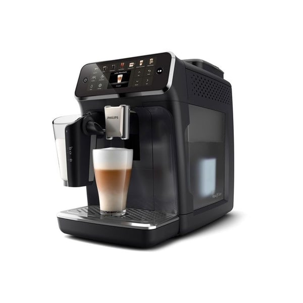 Espressomaskin - PHILIPS - LatteGo 4400 - 12 recept - Keramisk kvarn 12 nivåer - AquaClean 1,8 L