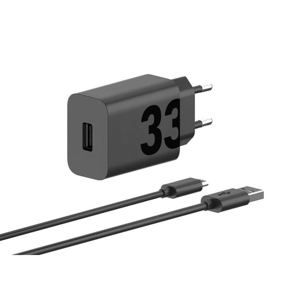 Laddare - Motorola - TurboPower 33 - USB-C 33W - Snabbladdning - Röd