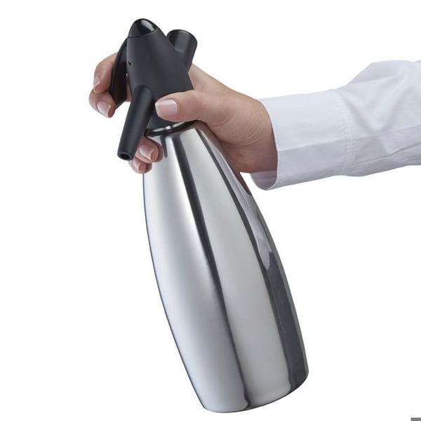 Sodavands-siphon - KAYSER - 3801 - Rustfrit stål - 1L - Nem at rengøre