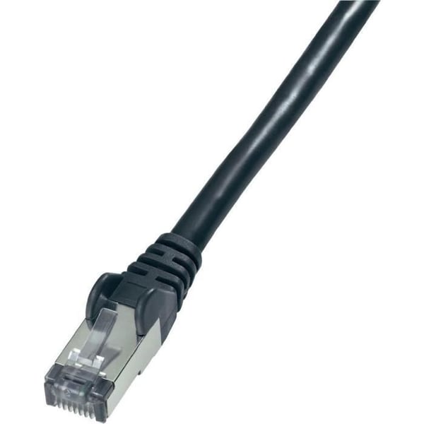Nätverkskabel CONRAD RJ45 CAT 6 S/FTP Svart 50 m